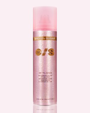 On 'Til Dawn Waterproof Glitter Setting Spray In Brown Sugar